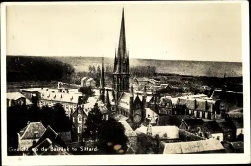 Ak Sittard Limburg Niederlande, Gezicht op de Basiliek