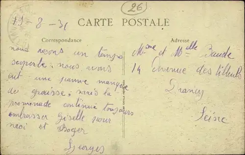 Ak St. Rambert d'Albon Drôme, Schule