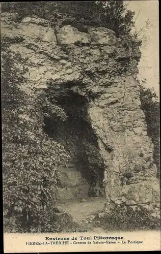 Ak Pierre la Treiche Meurthe et Moselle, Grottes de Sainte Reine