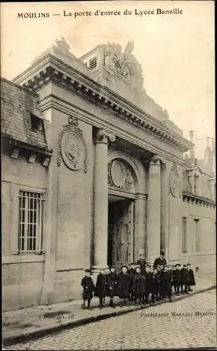 Ak Moulins Allier, Lysée Banville