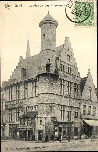 Ak Gand Gent Ostflandern, La Maison des Tisserands