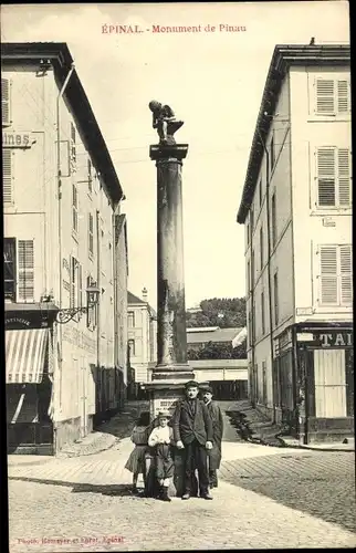Ak Épinal Lothringen Vosges, Monument de Pinau