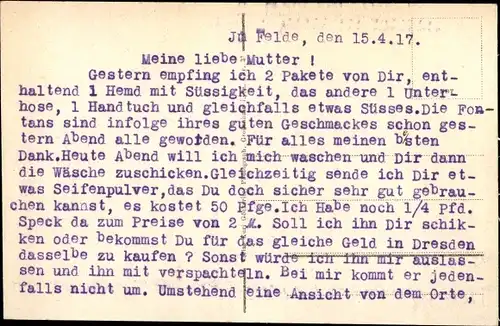 Ak Gondrecourt Meuse, Straßenpartie, Kriegszerstörung 1. WK