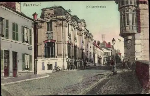 Ak Hirson Aisne, Kaiserstraße