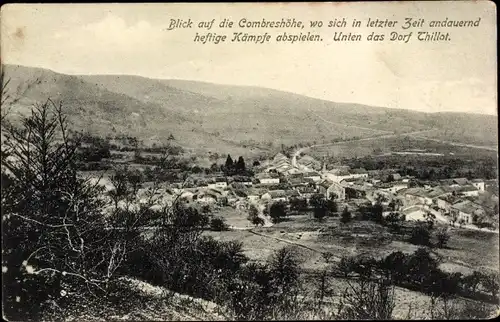 Ak Thillot Meuse, Combreshöhe, Gesamtansicht der Stadt