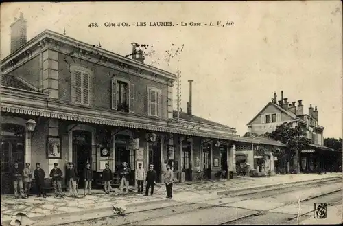 Ak les Laumes Cote d'Or, La Gare