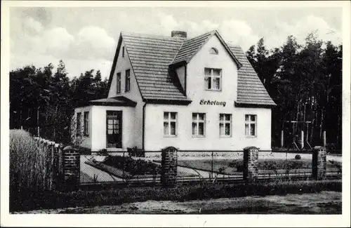 Ak Trassenheide auf Usedom, Haus Erholung, Strandstraße 1