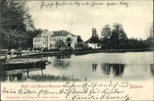 Ak Bad Doberan im Kreis Rostock, Stahl- und Mineral- Moorbad, Teilansicht der Ortschaft