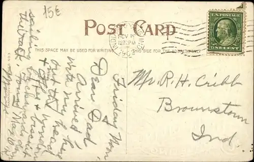 Präge Ak Glückwunsch Thanksgiving, Truthahn, Essen, Mais, Früchte