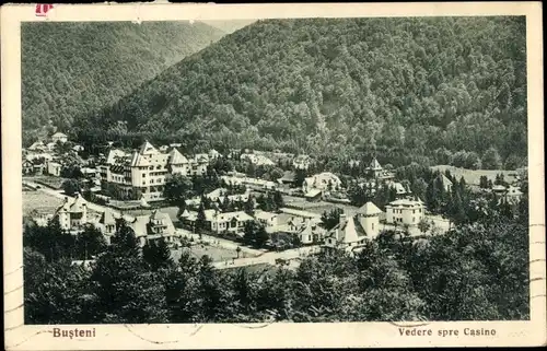 Ak Busteni Große Walachei Rumänien, Vedere spre Casino
