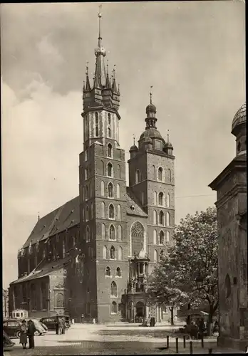 Ak Kraków Krakau Polen, Marienkirche