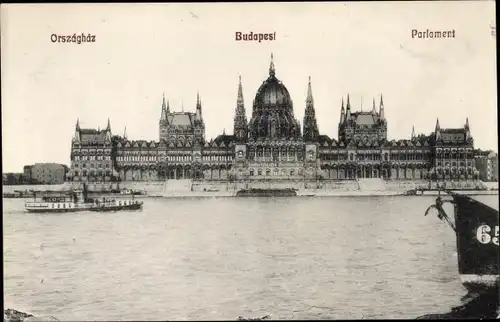 Ak Budapest Ungarn, Parlament