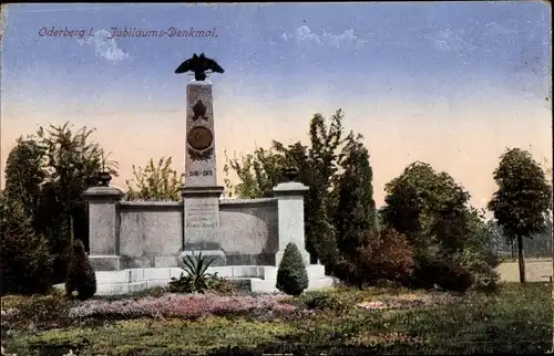 Ak Bohumín Oderberg Region Mährisch Schlesien, Jubiläums-Denkmal