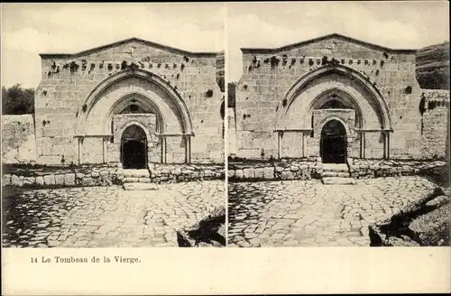 Stereo Ak Jerusalem Israel, Le Tombeau de la Vierge