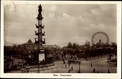 Ak Wien 2 Leopoldstadt, Praterstern, Riesenrad