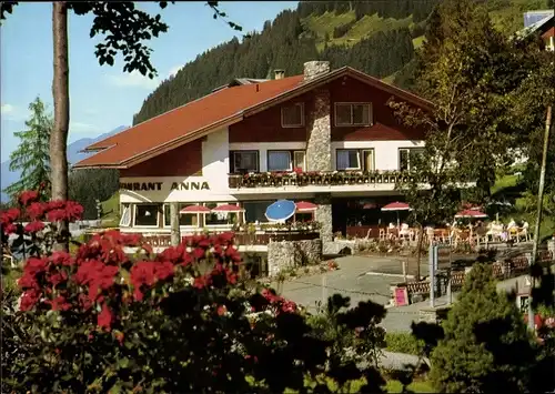 Ak Mittelberg im Kleinwalsertal Vorarlberg, Restaurant-Café Anna
