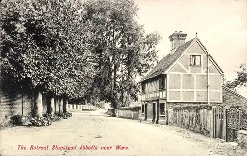 Ak Stanstead Abbotts Hertfordshire, The Retreat