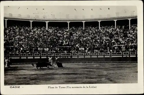 Ak Cádiz Andalusien, Plaza de Toros