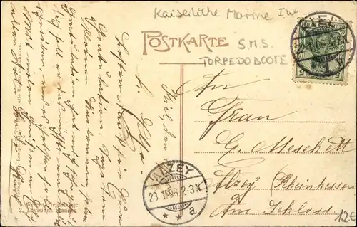 Ak Deutsche Kriegsschiffe, Torpedoboote, G Boot, S Boot, D Boot, Torpedobootsmanöver