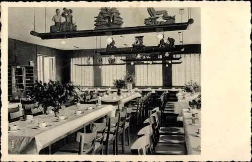 Ak Klingenthal im Vogtland Sachsen, Innenansicht, Jugendherberge, DJH auf dem Aschberg