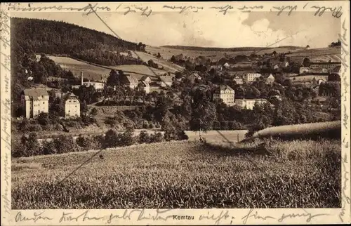 Ak Kemtau Burkhardtsdorf im Erzgebirge, Blick auf den Ort