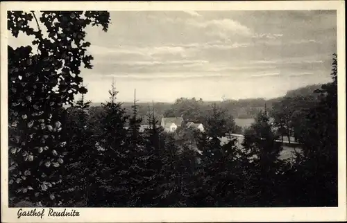 Ak Reudnitz Cavertitz in Sachsen, Blick auf Gasthof von Martin Döring