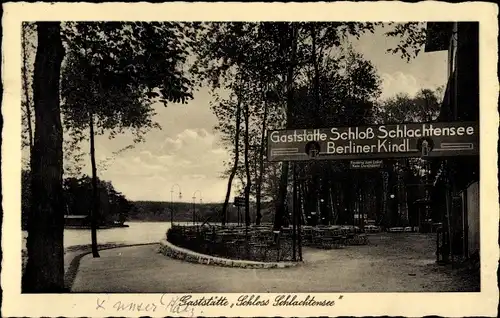 Ak Berlin Zehlendorf, Gaststätte Groß Schlachtensee, Berliner Kindl