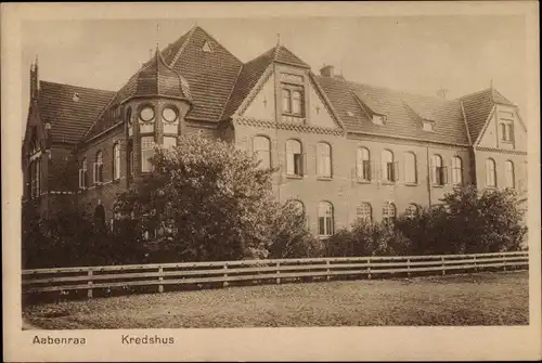 Ak Aabenraa Apenrade Dänemark, Kredshus, Blick auf ein Gebäude