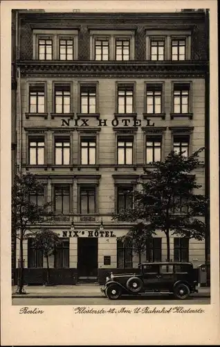 Ak Berlin, Nix Hotel, Klosterstraße 42