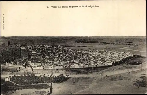 Ak Beni Isguen Algerien, Sud Algerien, Panorama