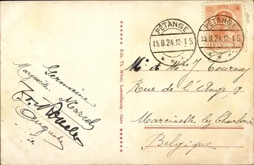 Ak Luxemburg Luxembourg, Pont Adolphe