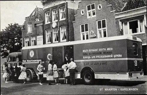 Ak Sint Maarten Nordholland Niederlande, Kapelwagen