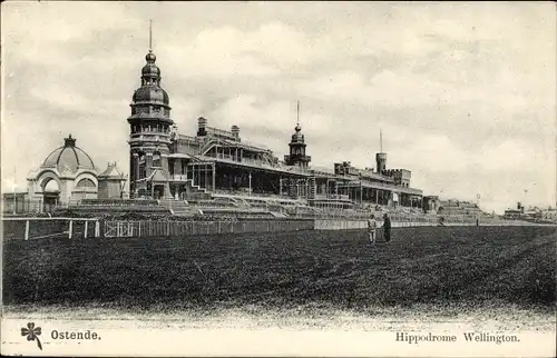 Ak Oostende Ostende Westflandern, Hippodrome Wellington