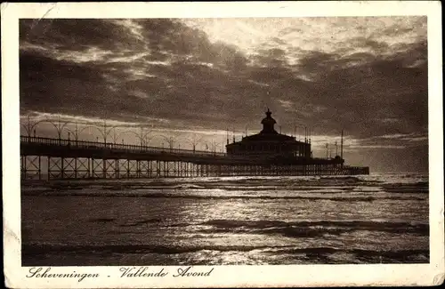 Ak Scheveningen Den Haag Südholland, Vallende Avond