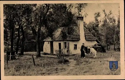 Ak Nunspeet Gelderland, Hutje op de Zoom