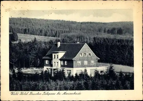 Ak Kotthausen Marienheide Nordrhein Westfalen, Wald-Hotel Brucker Talsperre