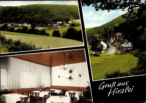 Ak Hirzlei Brauneberg Rheinland Pfalz, Gasthaus, Pension Hüttl