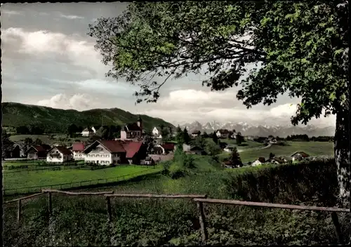 Ak Kirchberg Ried Wildsteig in Oberbayern, Panorama