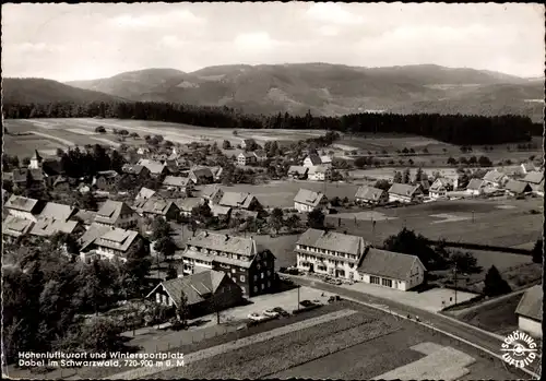 Ak Dobel im Schwarzwald, Panorama, Luftbild