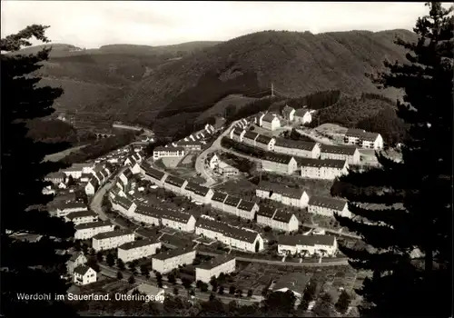 Ak Ütterlingsen Werdohl im Sauerland, Luftbild