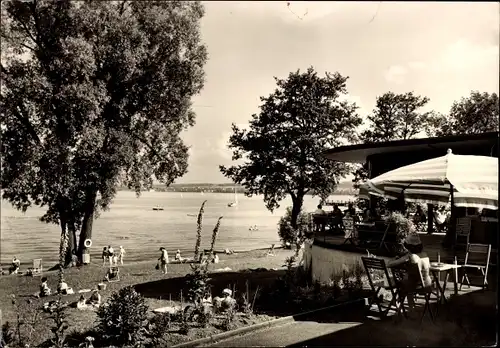 Ak Konstanz am Bodensee, Strandbad Jakob, Terrassen Cafe