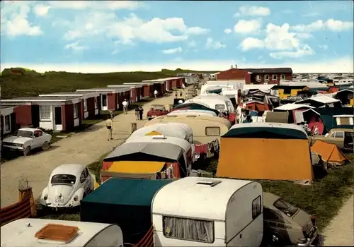 Ak Bensersiel Esens in Ostfriesland, Campingplatz, Bungalows, Wohnwagen