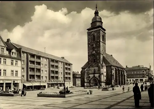 Ak Gotha in Thüringen, Neumarkt, Reisebüro, Kirche