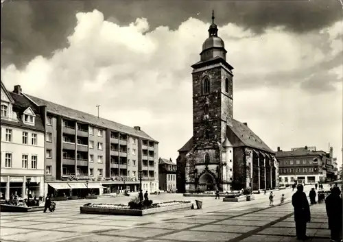 Ak Gotha in Thüringen, Neumarkt, Reisebüro, Kirche