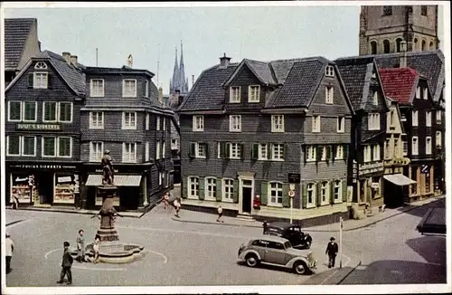 Ak Solingen in Nordrhein Westfalen, Partie auf dem alten Markt