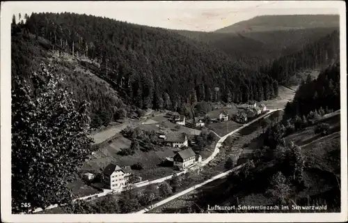 Ak Schönmünzach im Murgtal Baiersbronn im Schwarzwald, Panorama