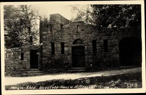 Foto Ak Hardenberg Neviges Velbert im Rheinland, Nazareth Haus auf dem Marienberg