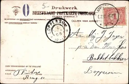 Ak Groningen Niederlande, St. Jozefskerk