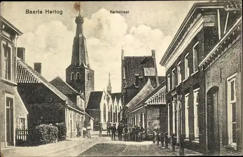 Ak Baarle Hertog Flandern Antwerpen, Kerkstraat