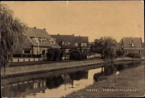 Ak Meppel Drenthe Niederlande, Eendrachtstraat